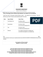 TRANSPORT DEPARTMENT, Government of Mizoram, India