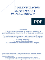 Equipo de Entubacion Endotraqueal y Procedimiento