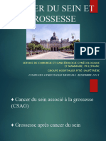 Cancer Du Sein Et Grossesse: Cours Des Gynecologie Medicale Novembre 2013