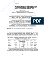 Evaluasi Tatalaksana Kelainan Hematologi Pasien Post Kemo Kanker Wanita