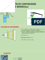 Semana 9 - Ecuación de Continuidad y de Bernoulli