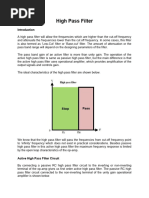 High Pass Filter