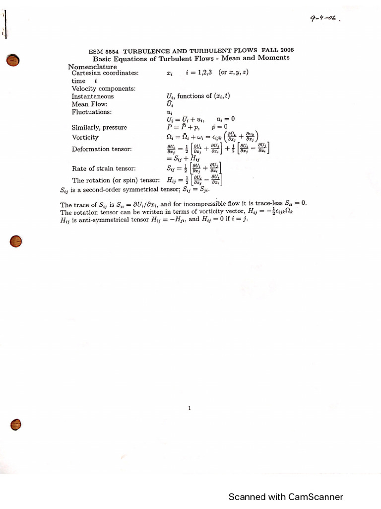 Turbulence and Turbulent Flows | PDF