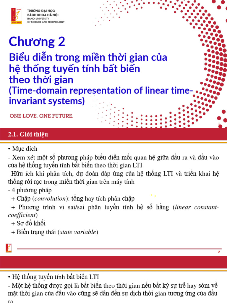 ET2061 Chap2updated Time Representation LTI Systems | PDF
