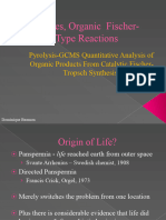 Final Meteorites, Organic Fischer-Tropsch Type Reactions