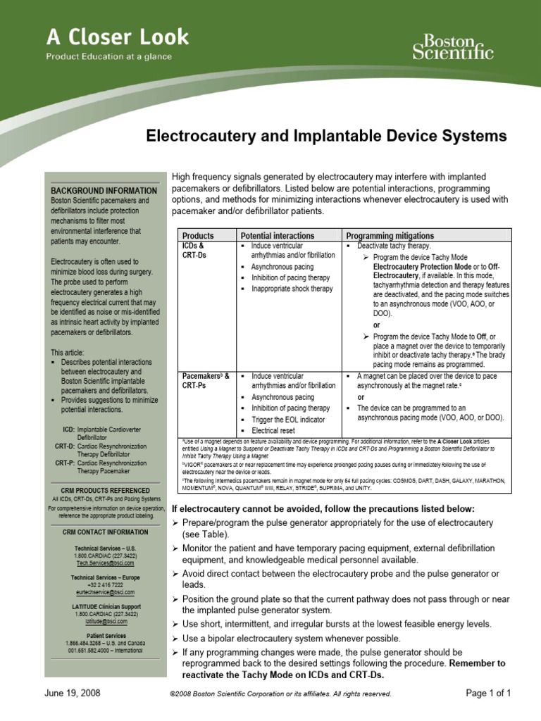 ACL_Electrocautery_and_Implantable_Device_Systems_061908 PDF