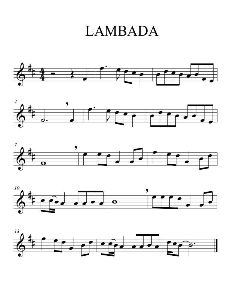 Lambada BM | PDF