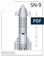 Starship SN-9 AXM