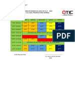 Horario de Ingreso Al Aula de Aip - 23 Mayo