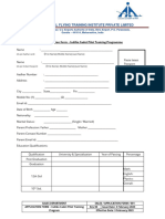 Application Form