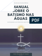 Manual Sobre o Batismo Nas Águas