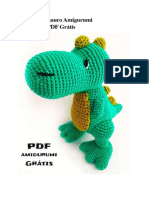 T Rex Dinossauro Amigurumi Receitas PDF Gratis