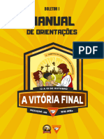 Boletim 1 - Manual de Orientações - II Camping de Unidades - A Vitória Final