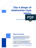 4 Steps of Distinctive Case Math by Coach Cristian