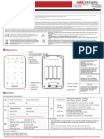 Manual de Utilizare Tastatura LED Wireless Hikvision AX PRO DS-PK1-E-WE