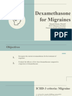 Dexamethasone Dose For Migraines