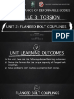 Mech 3 Module 3 Unit 2 (Flanged Bolt Couplings)