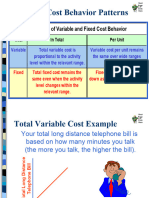 Types of Cost Behavior Patterns