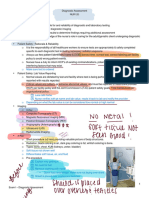 Diagnostic Assessment Outline Notes