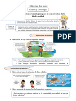 Actividad Ciencia y Tecnología Miércoles 4 de Mayo - 1° y 2° Grado