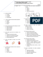 Examen Segundo Periodo Grado 5° Ciencias Naturales 2023