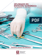 Contenido Diplomado en Instrumentación Quirúrgica Fin de Semana 17 Edición