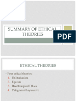 Ch2-p1&p2&p3-Summary of Ethical Theories