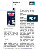 Bison® Super Glue Liquid Super Glue Lichid Universal, Foarte Rapid