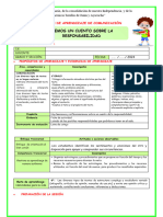 Ses-Juev-Pl-Leemos Un Cuento Sobre La Responsabilidad - Jezabel Camargo-Único Contacto-978387435