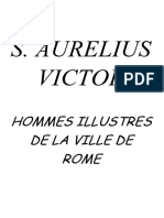 Aurélius Victor - Hommes Illustres de La Ville de Rome
