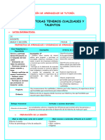 3º SES - TUTOR LUN 20 CUALIDADES Y TALENTOS 965727764 Yessenia Carrasco