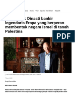 Israel-Palestina - Rothschild - Dinasti Bankir Legendaris Eropa Yang Berperan Membentuk Negara Israel Di Tanah Palestina - BBC News Indonesia