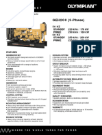 ENG - Olympian - 1300 Series - GEH200 220kva - Spec Sheet -