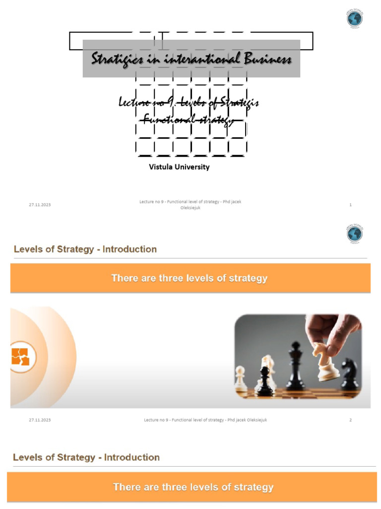 Functional Strategies in Business | PDF | Strategic Management | Human ...