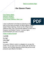 A Solution To The Queen Pawn Opening: Chapter Eight