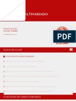 Funciones de Varias Variables