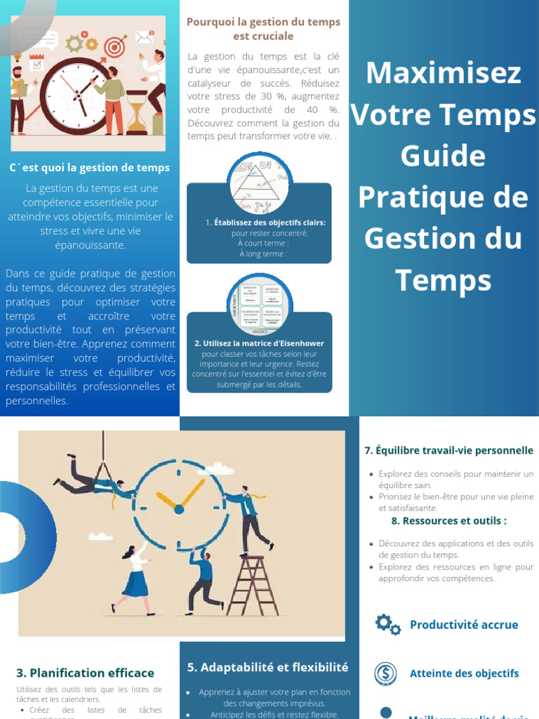 Guide Pratique pour Optimiser votre Temps | PDF | Gestion du temps ...