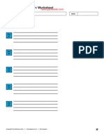 PROJ M02L05 Project Organization Worksheet