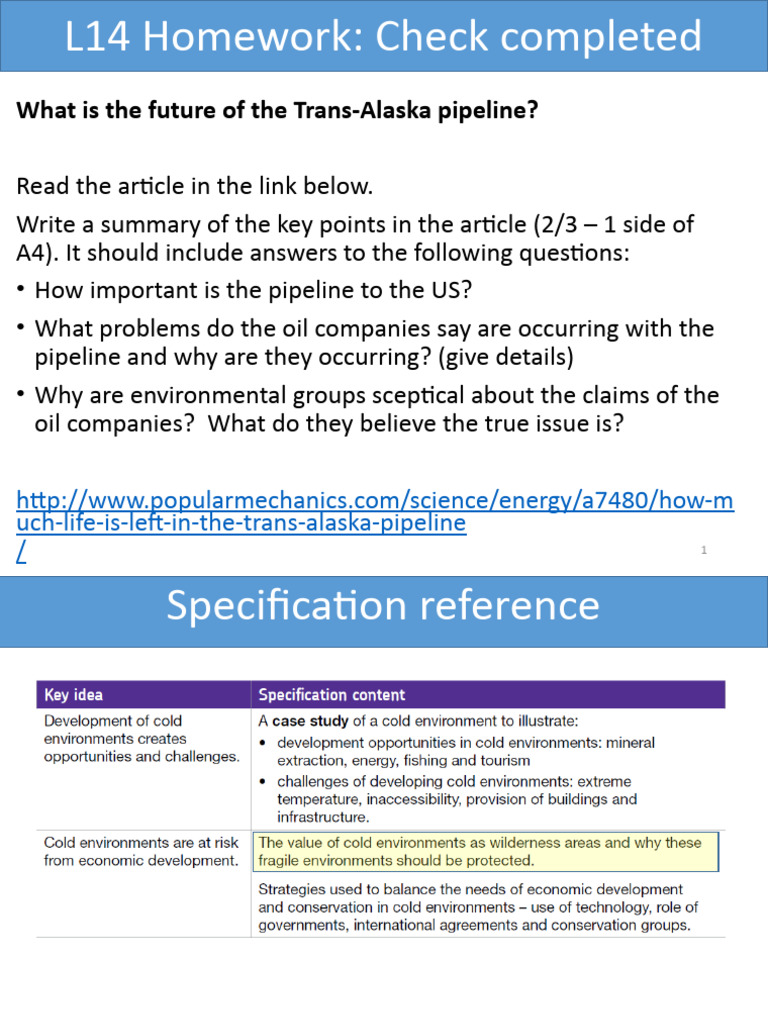 L15 - Why Should We Protect Cold Environments | PDF | Oil Spill ...