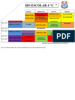 Horario 4° SR