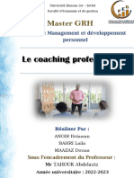 Rapport Coaching Professionnel