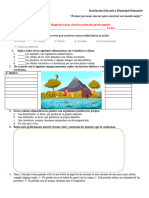 Evaluación Diagnóstica para Ciencias Naturales Grado Quinto