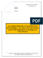 Etude Sur La Notation Financière