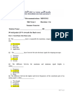 Telecommunication Test 1