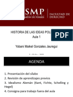 Historia de Las Ideas Políticas 2 Aula 1 Yobani Maikel Gonzales Jauregui