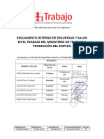 003 REGLAMENTO INTERNO DE SST - PDF