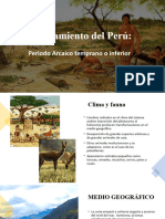 Poblamiento Del Peru Periodo Arcaico Temprano