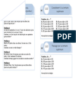 Fiches Calcul Mental CAP MATHS - CM2 - U3 - 1