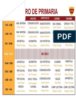 Horario 3er. Grado