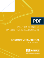 Caderno Da Política de Ensino Do Recife - EnsinoFundamental